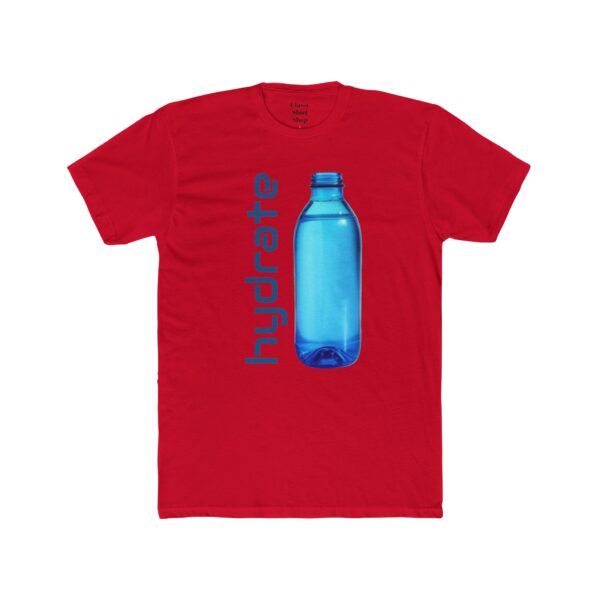 Cotton Tee Hydrate Glass Bottles Environmentally Conscious Unisex Shirt - Image 19