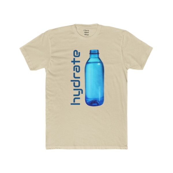Cotton Tee Hydrate Glass Bottles Environmentally Conscious Unisex Shirt - Image 13