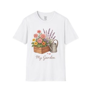 My Garden T-Shirt — Floral Planter & Watering Can Tee
