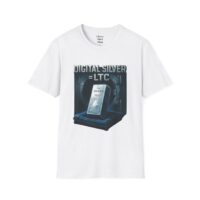 Litecoin Vault Tee — Digital Silver Cryptocurrency T-Shirt
