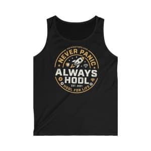 HODL Crypto Tank Top — "Never Panic Always HODL" Rocket Design